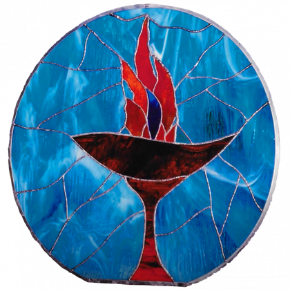 PBUUC stained glass chalice